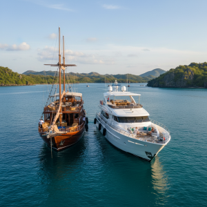 Phinisi vs Motor Yacht for Komodo: Which Should You Charter?
